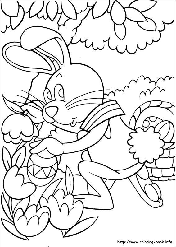 Peter Cottontail coloring picture